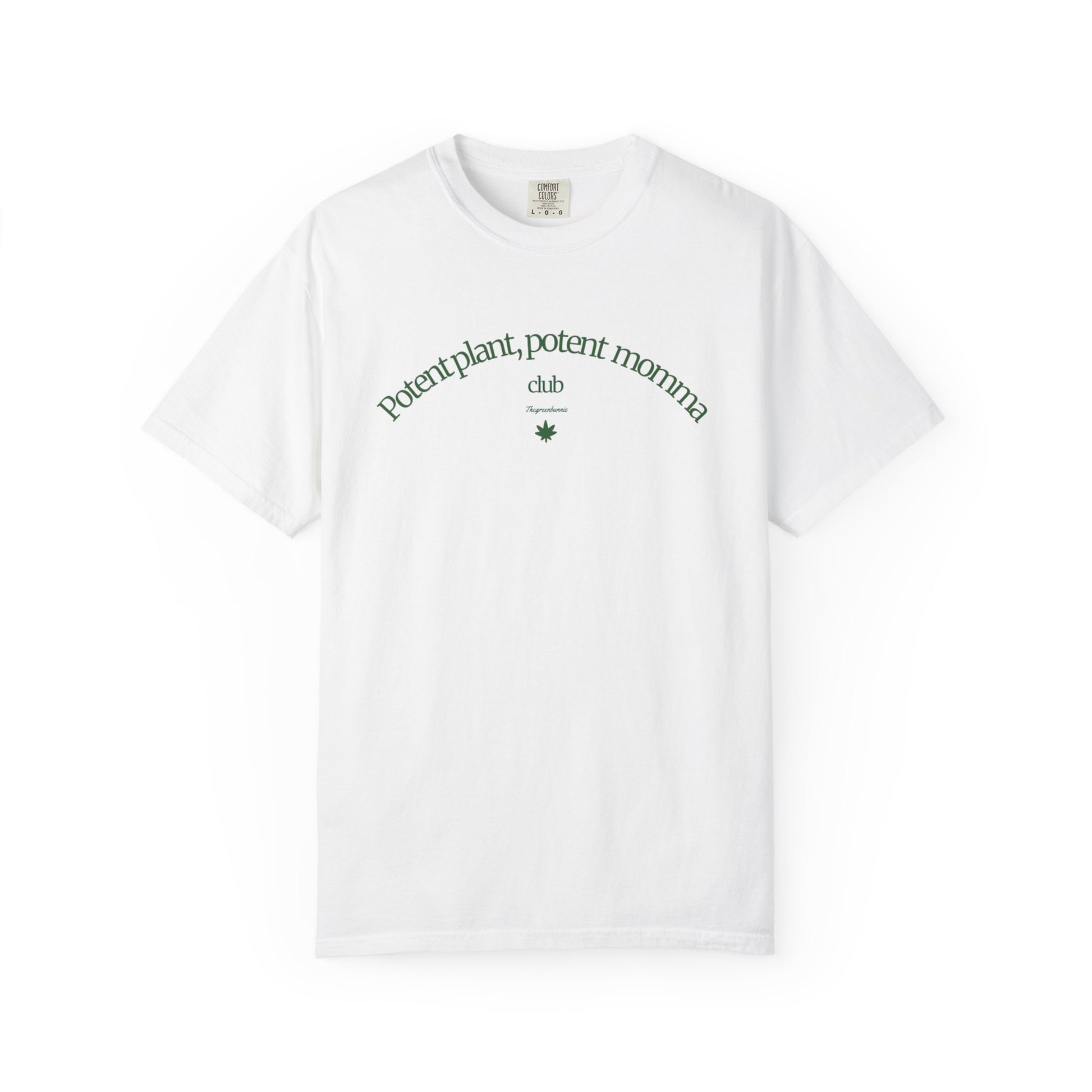 Cannabis women shirt "potent plant, potent mama"
