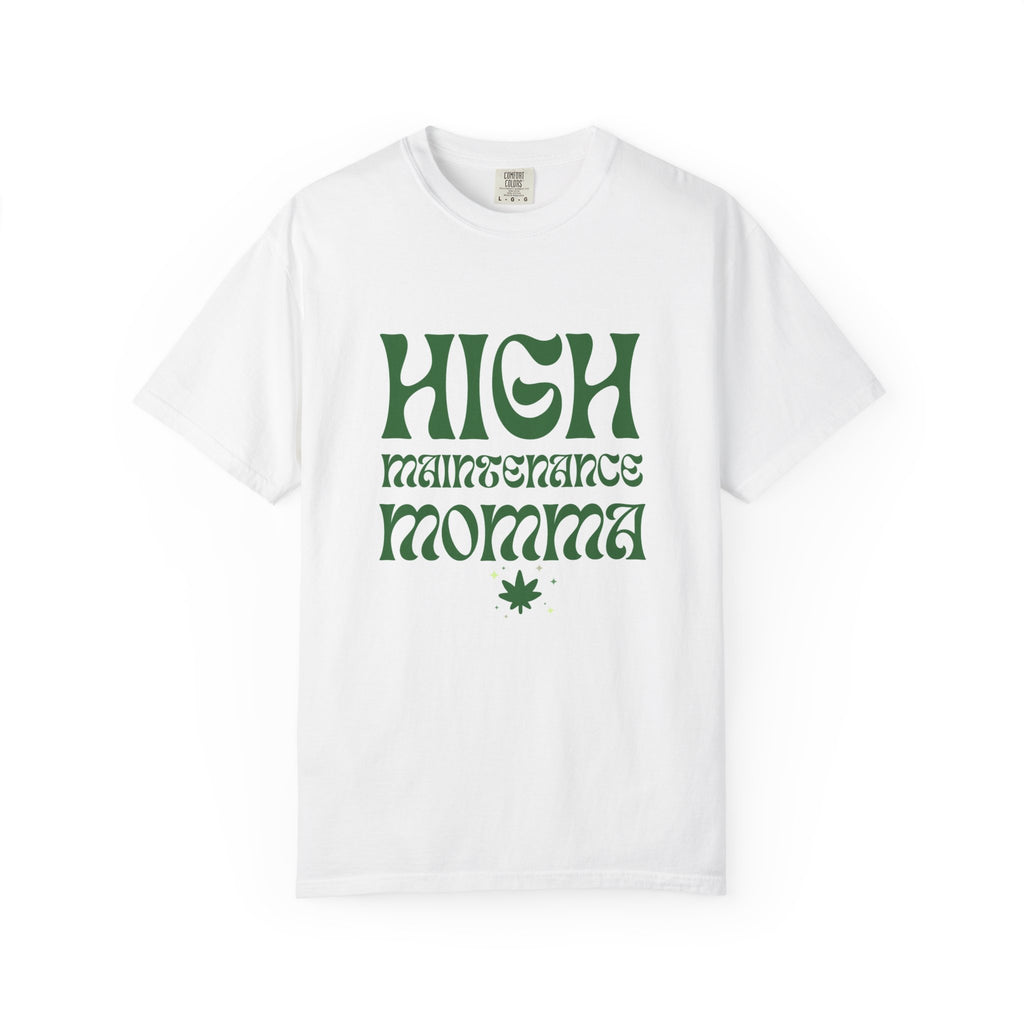Cannabis women shirt "high maintenance momma"