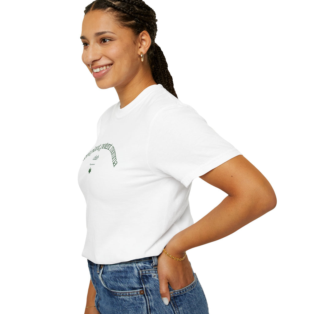 Cannabis women shirt "potent plant, potent mama"