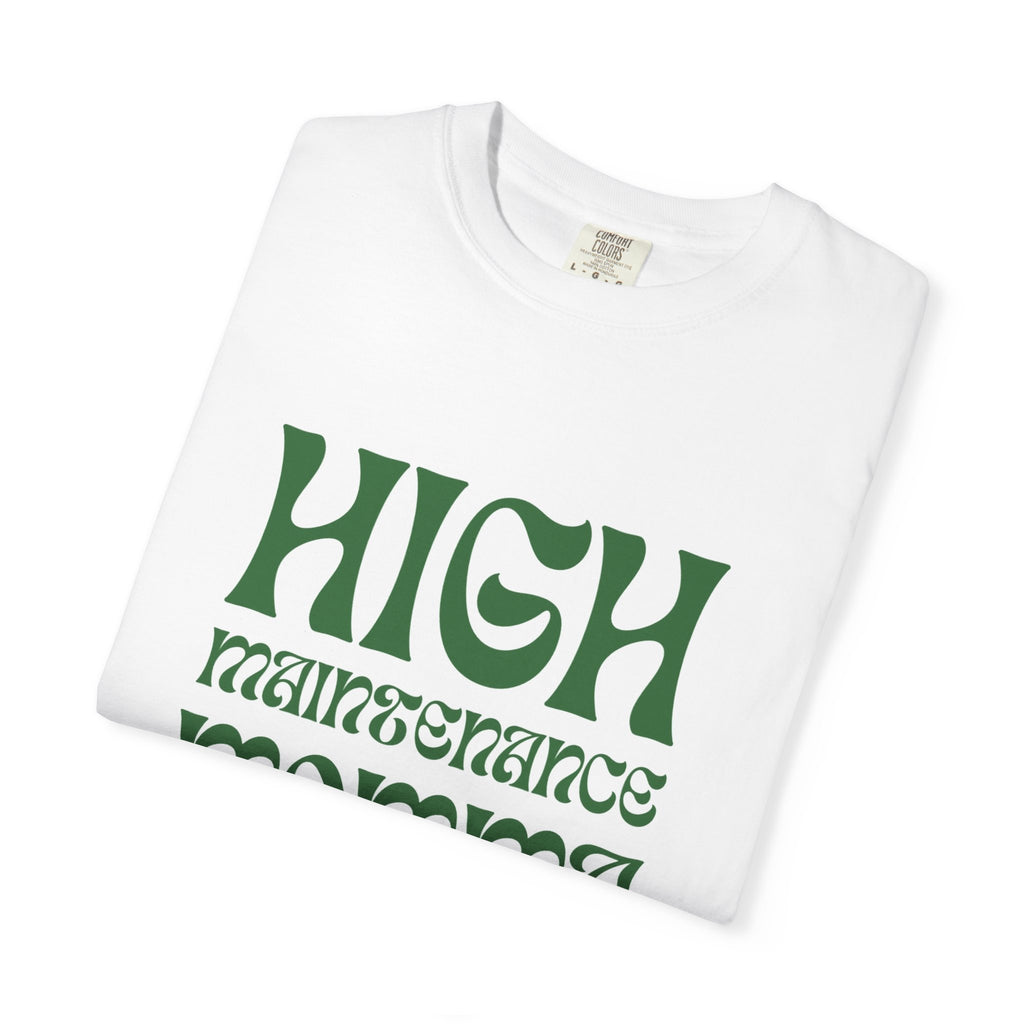 Cannabis women shirt "high maintenance momma"
