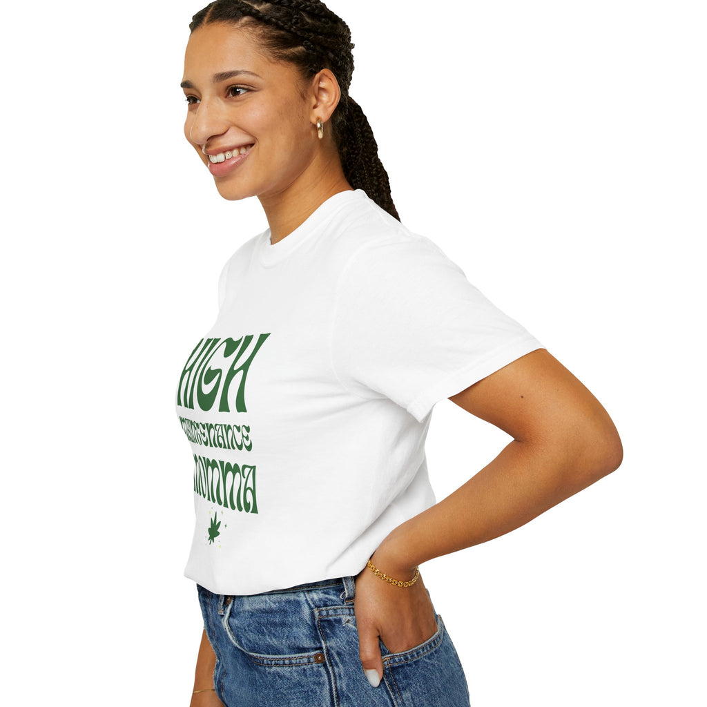 Cannabis women shirt "high maintenance momma"