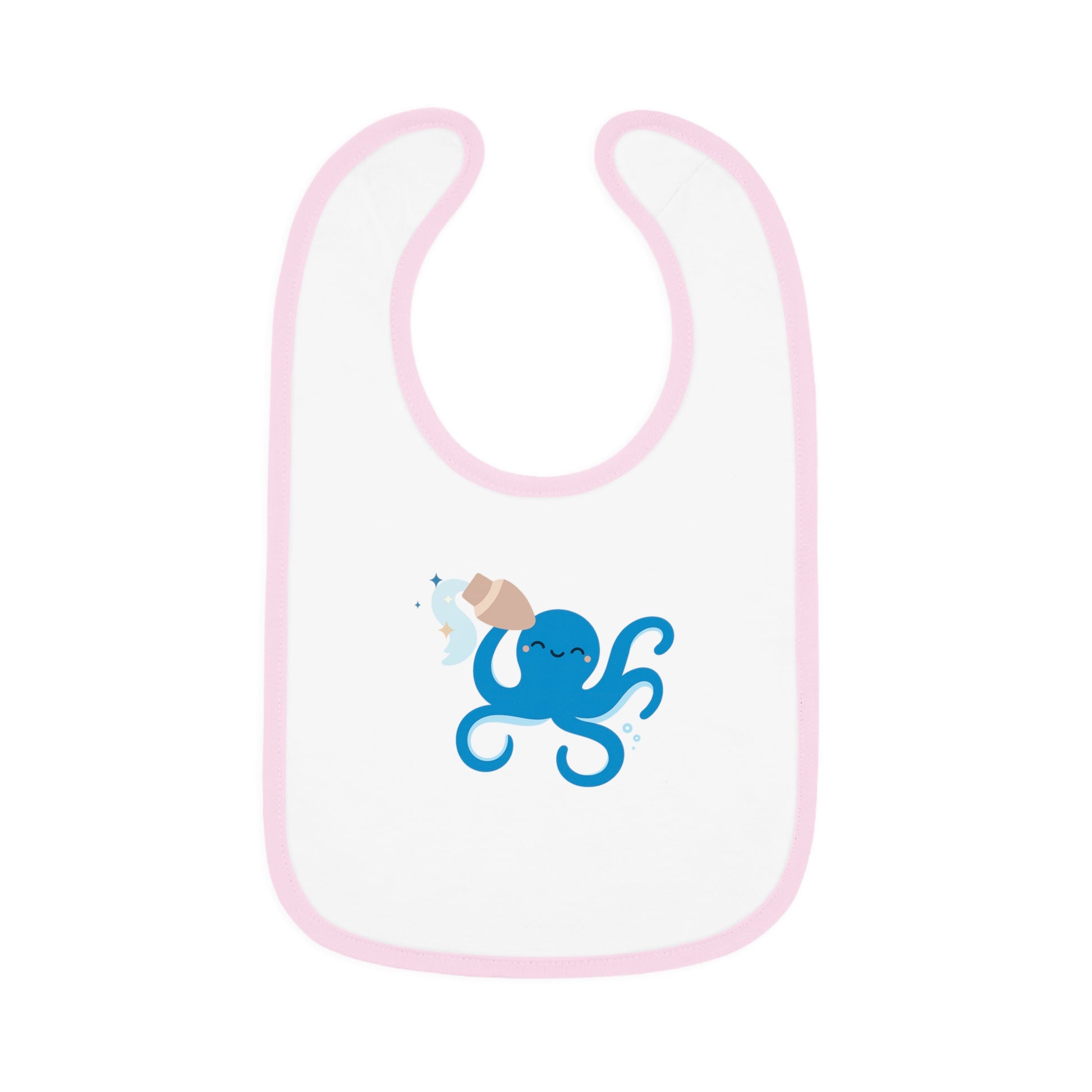 Cute Octopus Baby Bib, Whale, Sea Creature, Baby Shower Gift, Toddler Bib, Kids Feeding Accessory, Nautical Theme